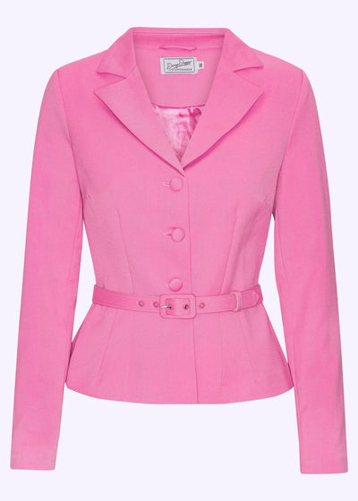 Siri taljeret blazer i cerise pink tøj Daisy Dapper 