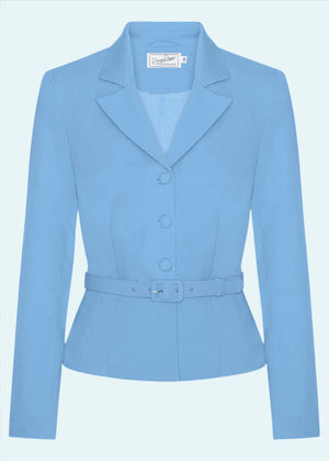 Siri taljeret blazer i lys himmelblå tøj Daisy Dapper 