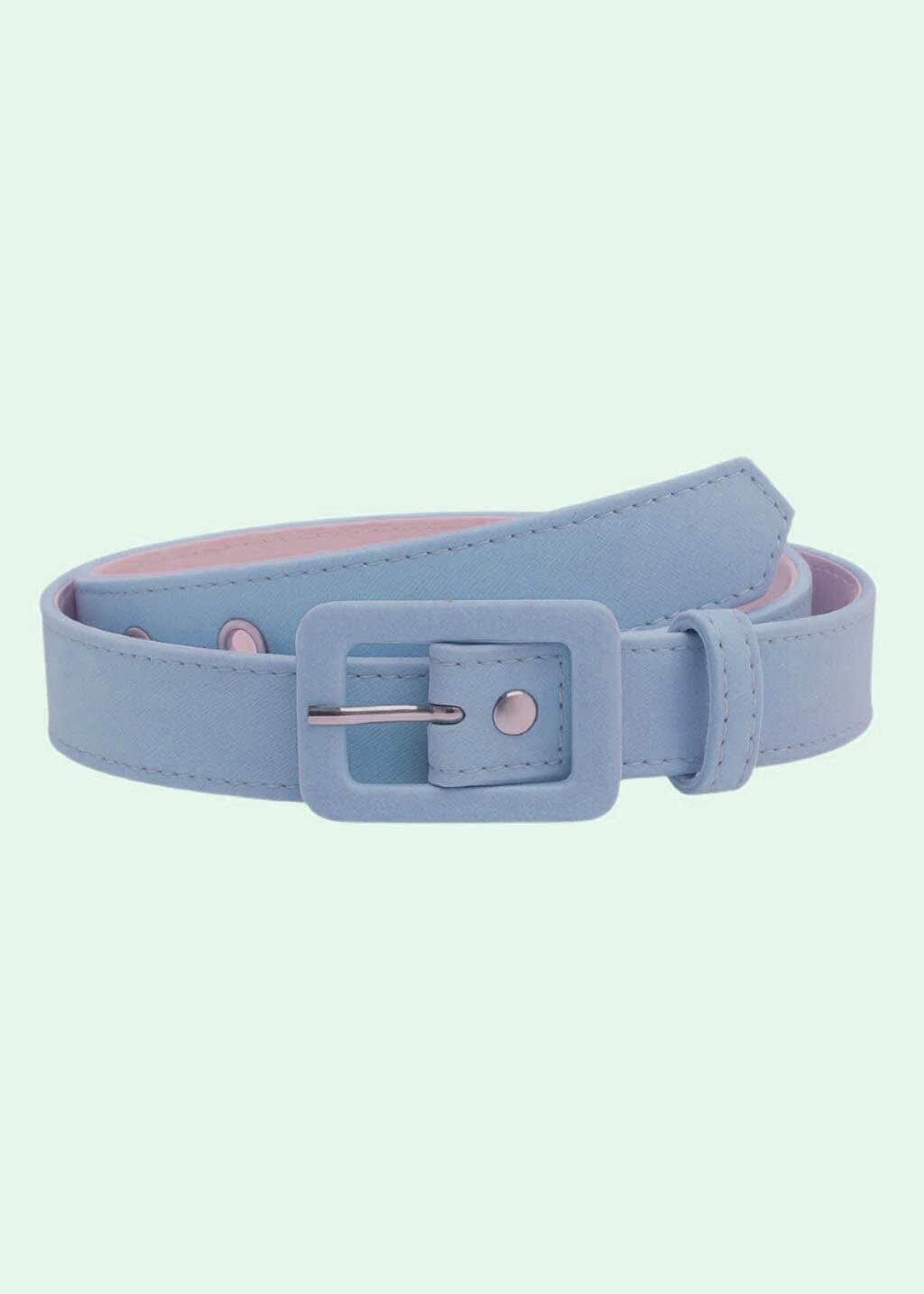 Smalt bælte i lys himmelblå Accessories Daisy Dapper 