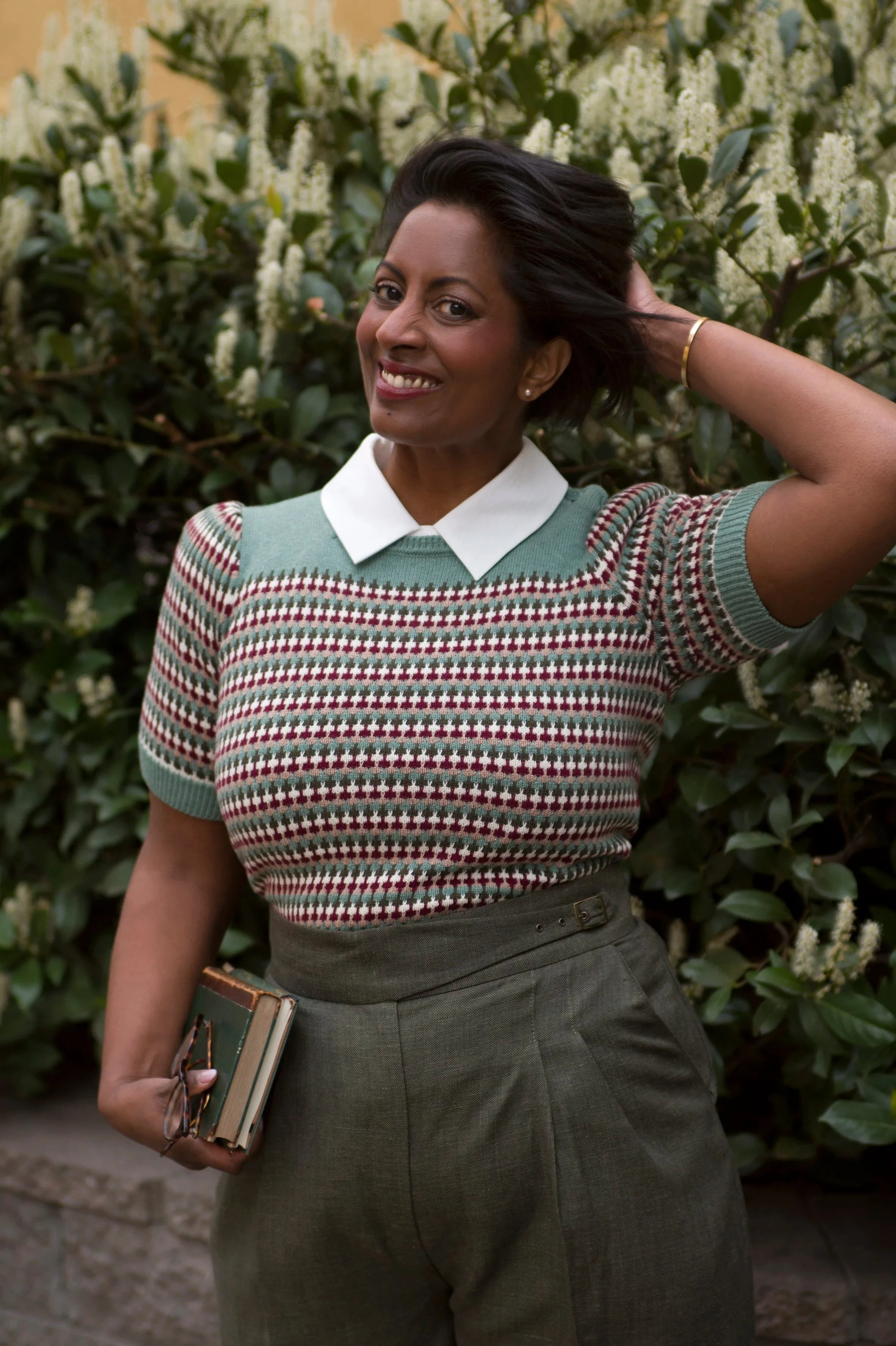 The Technicolor Top - Grøn bluse Emmy Design 