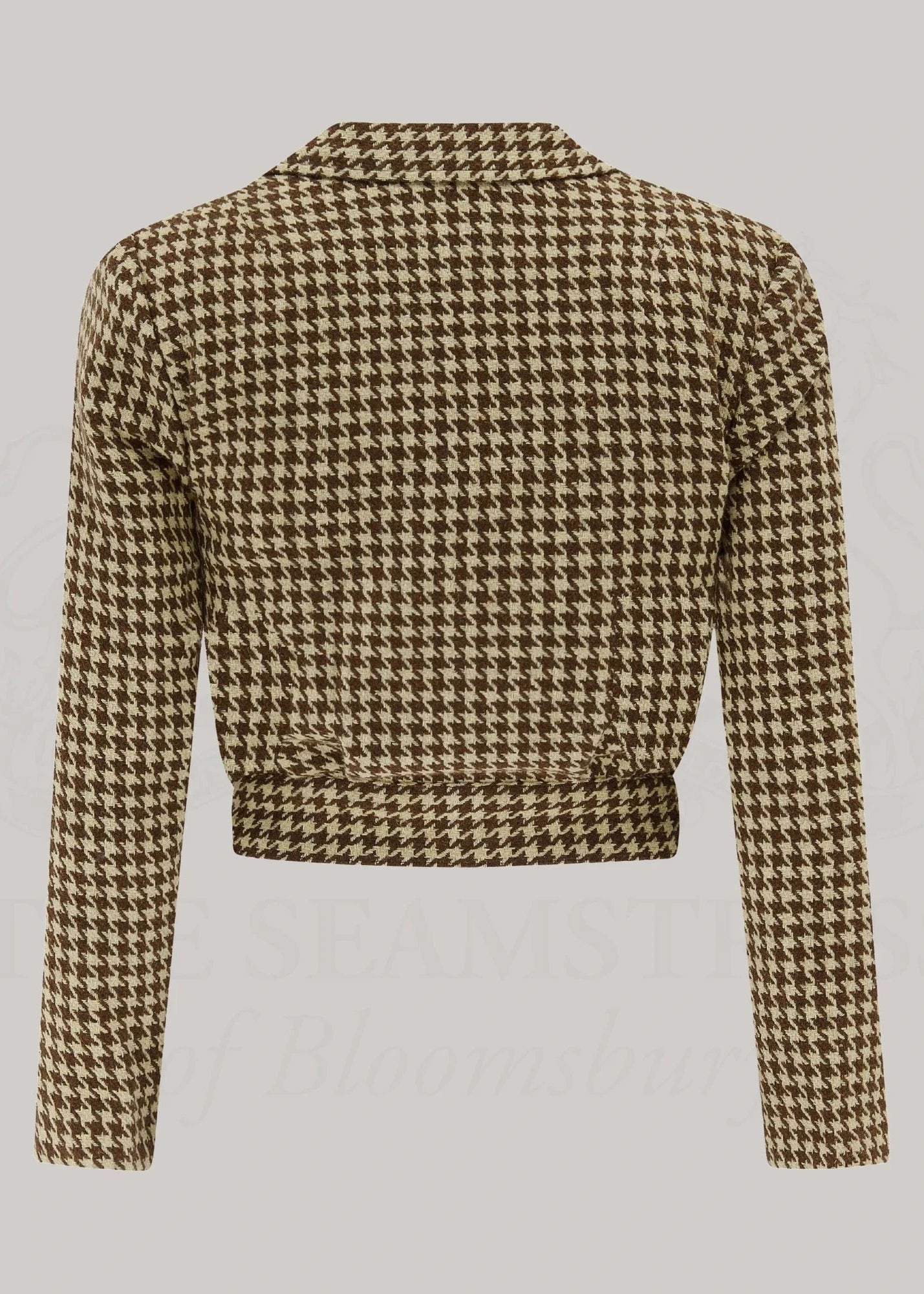 Utility jakke - brun pepitetern frakke Seamstress Of Bloomsbury 