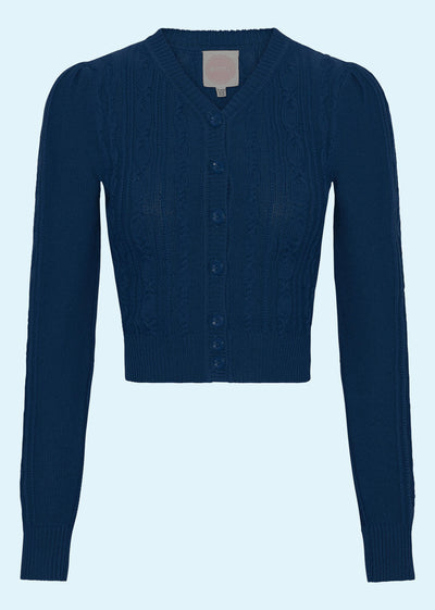 Emmy Design: Ice Skater Cardigan i navy Emmy Design 