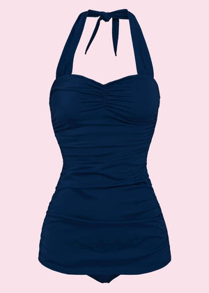 Esther Williams: Navyblå 50'er badedragt toej Mondo Kaos 