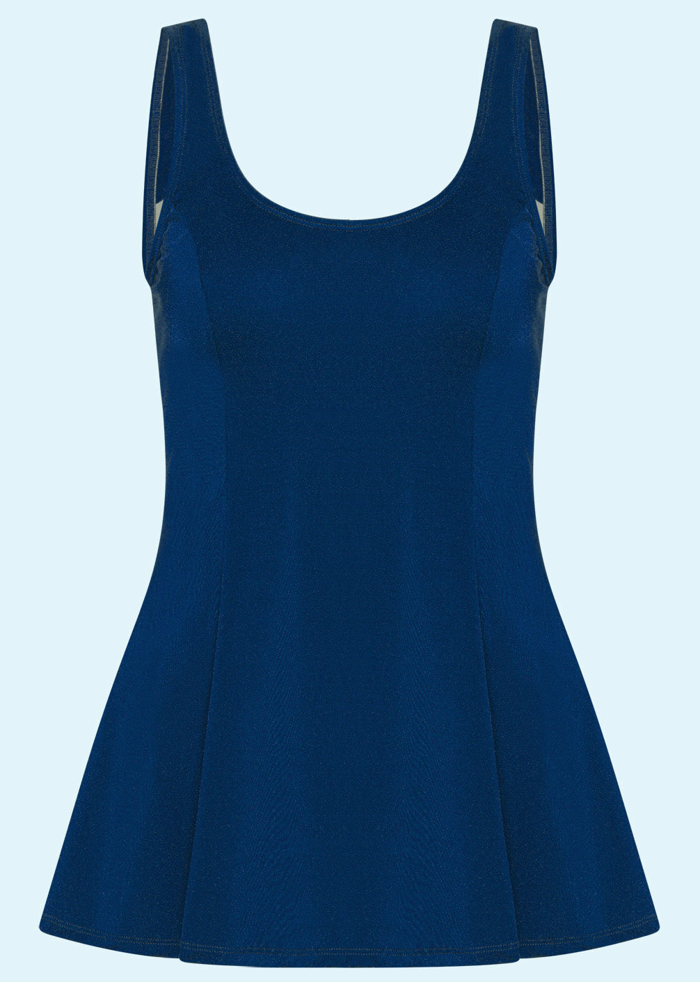 Esther Williams: 'Swim dress' badedragt med skørt i navy Esther Williams 