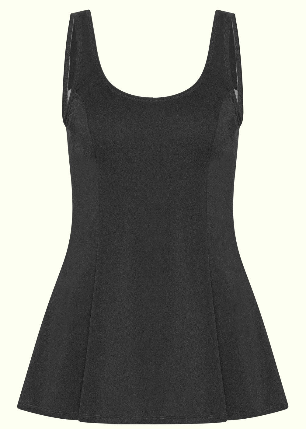 Esther Williams: 'Swim dress' badedragt med skørt i sort Esther Williams 