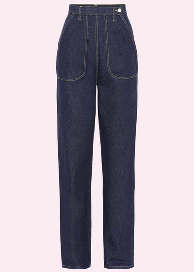 Freddies of Pinewood: Classic Lite jeans i mørkeblå Freddies Of Pinewood 