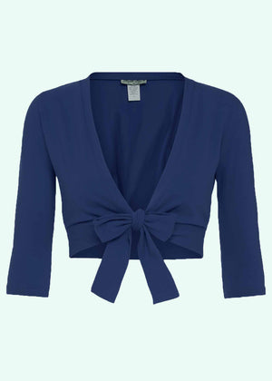 Heart Of Haute: 'Sweet Sweater' Bolero i navy Heart Of Haute 