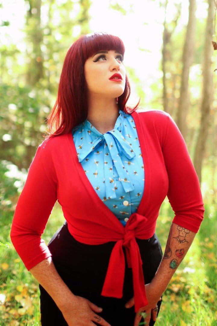 Heart Of Haute: 'Sweet Sweater' Bolero i rød Heart Of Haute 