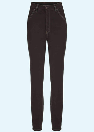 Lady K Loves: Klassiske sorte jeans 32" toej mondokaos 
