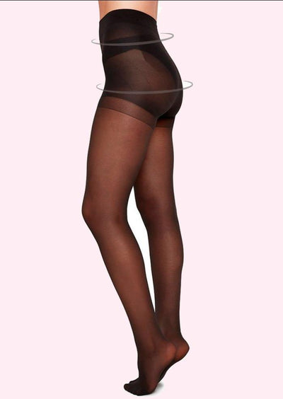 Swedish Stockings: Anna control tights strømpebukser 40 den i charcoal (ONLINE EXCLUSIVE) Swedish Stockings 